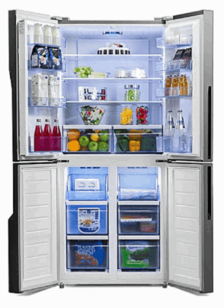 HOOVER Холодильник CROSS DOOR HXD-H572-S