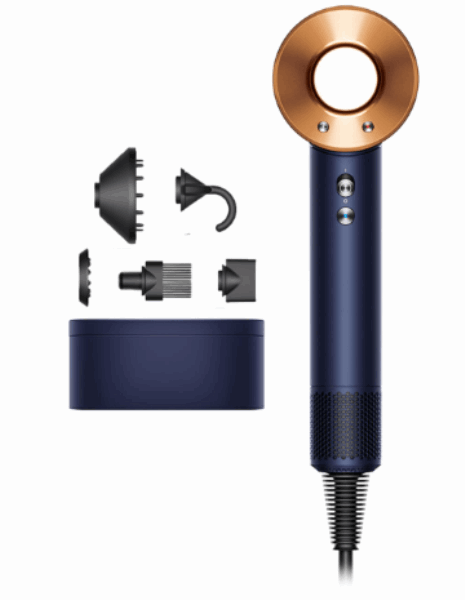 Dyson Hair dryer HD07 Supersonic Blue/Rich Copper (DBBC case)