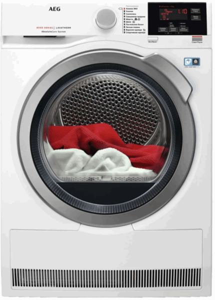 AEG DRYER. T8DBG49SR