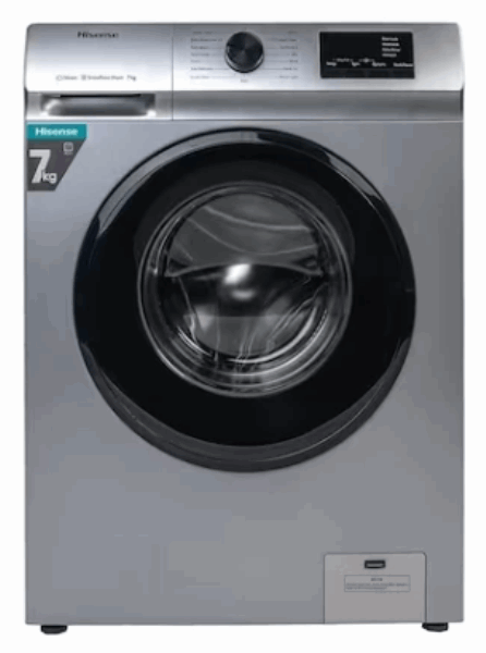 HISENSE Automatic Washing Machine WFVB7012MS (silver)