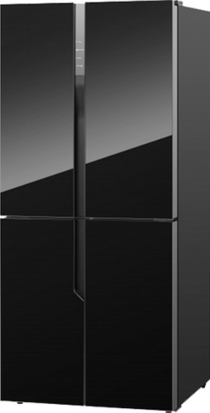 HISENSE Refrigerator cross door type NF56WC-BLACK Glass