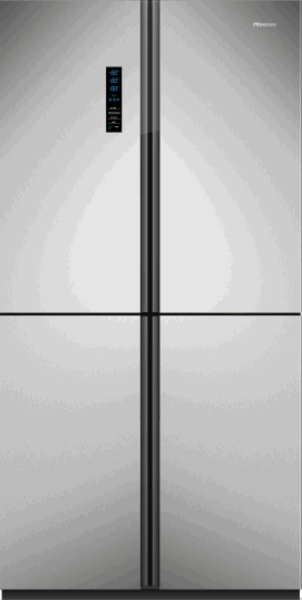 HISENSE Refrigerator cross door type RQ82WCIM-INOX