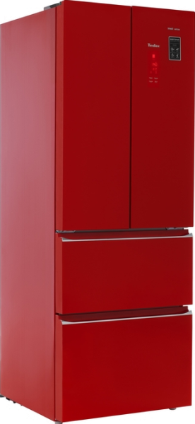 Tesler Սառնարան երեք դուռ  RFD361I Red Glass
