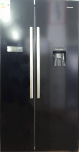 HISENSE Refrigerator SIDE BY SIDE SS74WSWD-BLACK