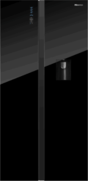 HISENSE Refrigerator SIDE BY SIDE SS67WSWDN-BLACK