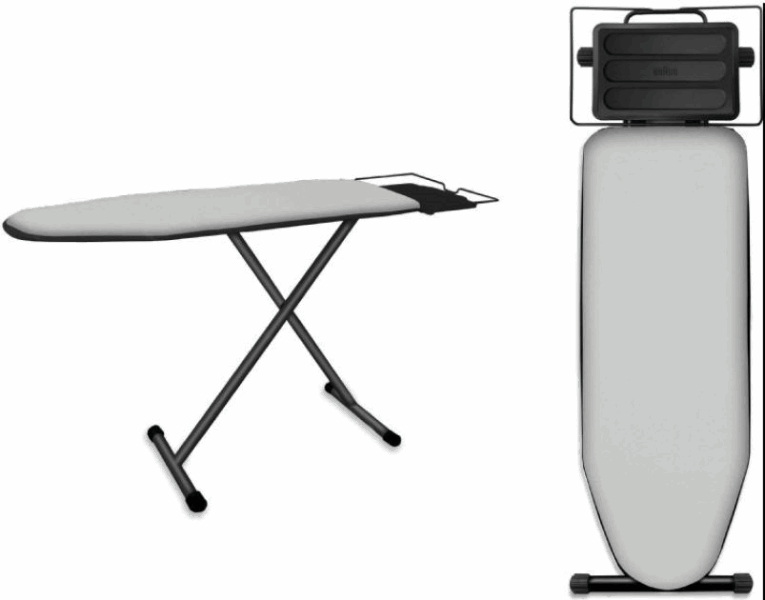 BRAUN IRONING BOARD IB3001BK