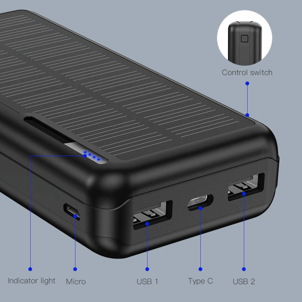 GML Solar Charging Device G10-20000ma