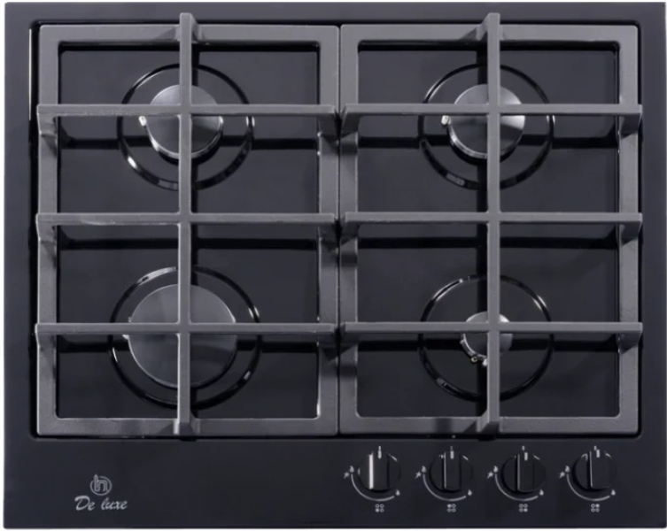 DELUXE Ներկառուցվող էլ․ գազօջախ TG4-750231F-075 black