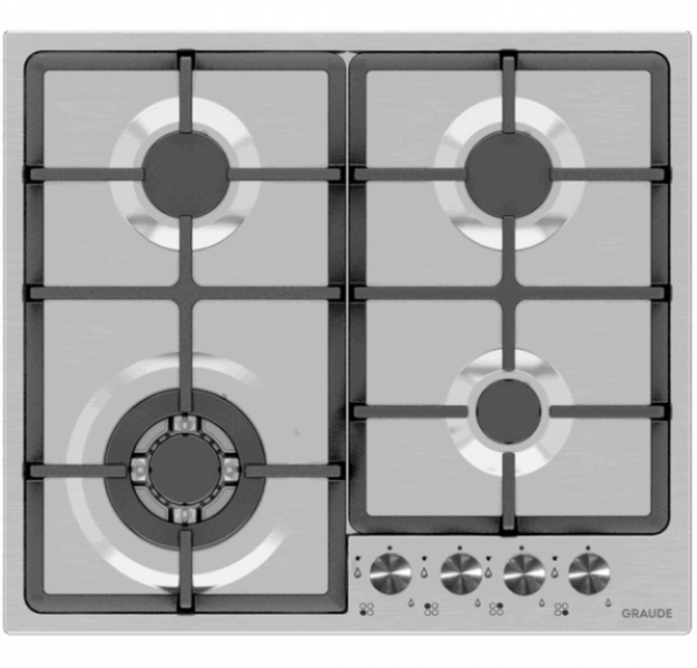 GRAUDE Built-in Electric Hob GS60.2E (Inox)