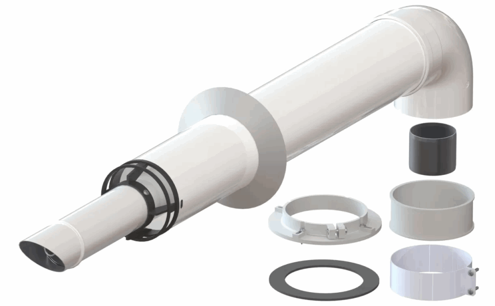 CHAFFOTEAUX ГАЗОВЫЙ КОТЕЛ ДЫМОХОД DN60/100 (L=750)