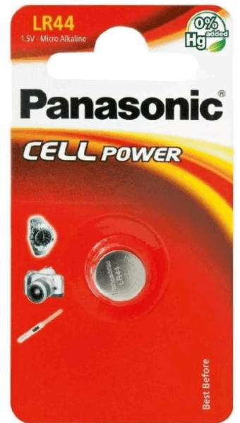 Panasonic BATTERY LR44EL/1B (53514)