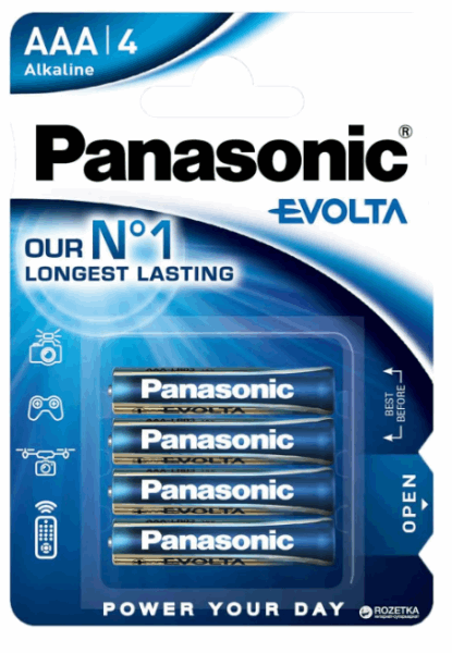 Panasonic Մարտկոց LR03EGE/4BP (39006) EVOLTA AAA 4
