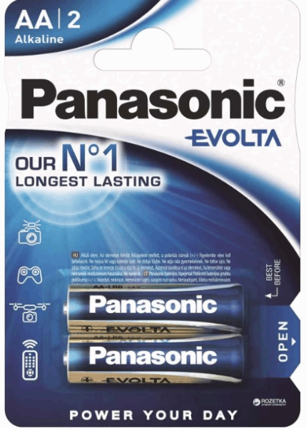 Panasonic BATTERY LR6EGE/4BP (44789) EVOLTA AA 4