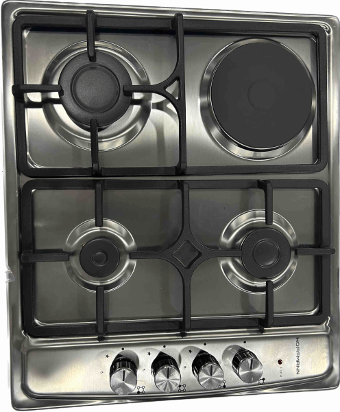 HOFFMANN Ներկառուցվող էլ․ գազօջախ HBI4013FI INOX